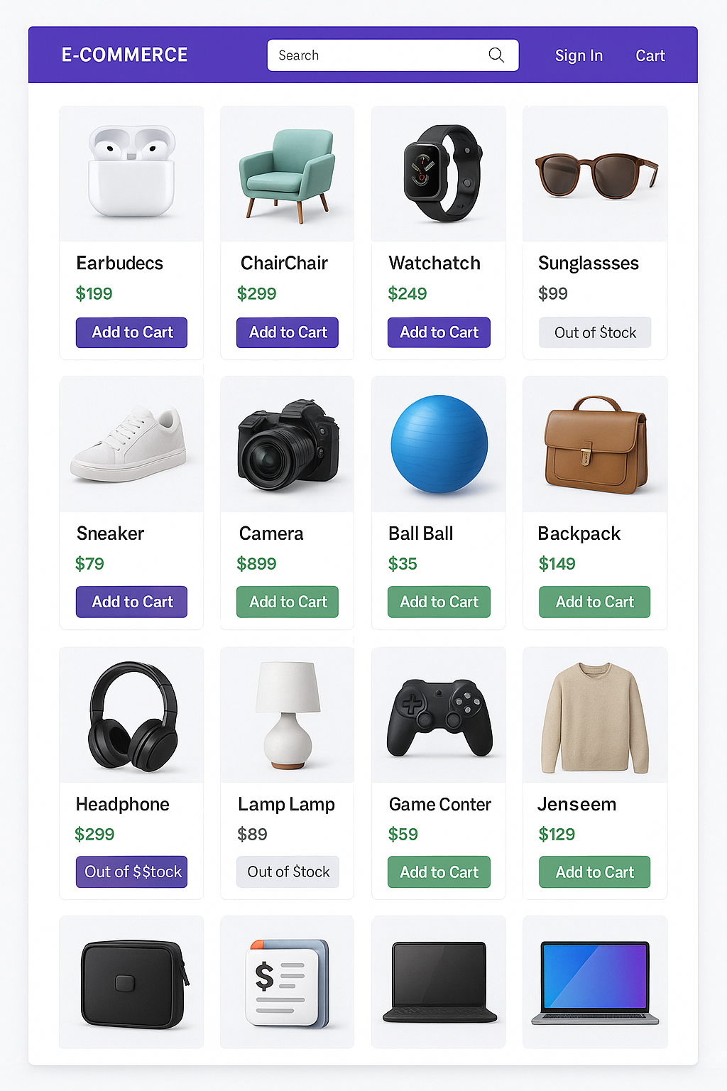 Site de e-commerce 1